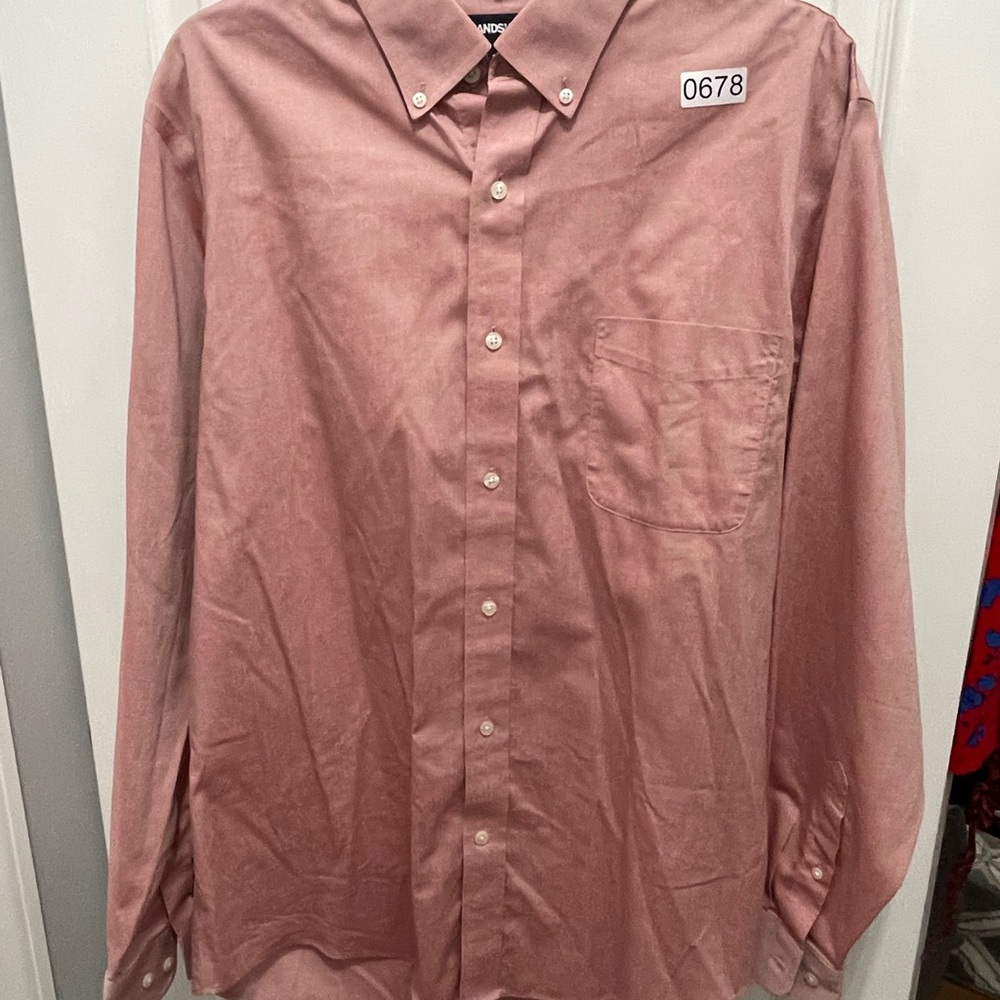 Lands end long sleeve button down 16 35 size - Picture 10 of 13